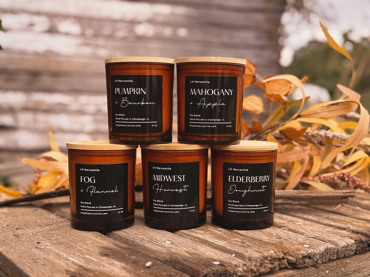 Harvest Basket Candle Bundle