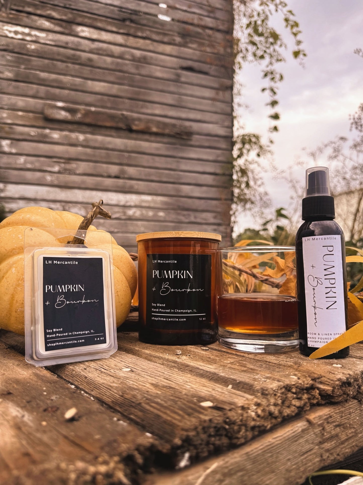 Pumpkin + Bourbon Fall Wax Melt