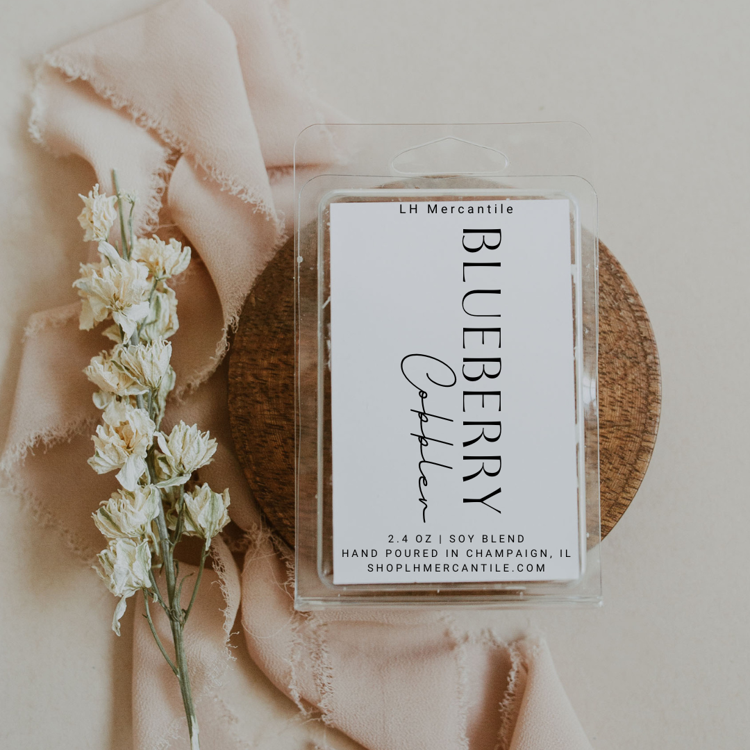 Blueberry Cobbler Soy Blend Candle