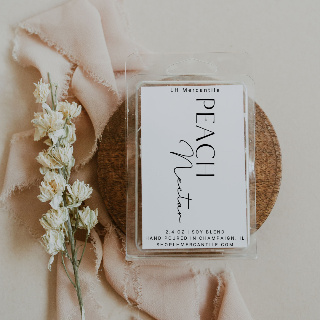 Peach Nectar Soy Blend Candle