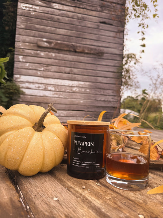 Pumpkin + Bourbon Soy Blend Candle