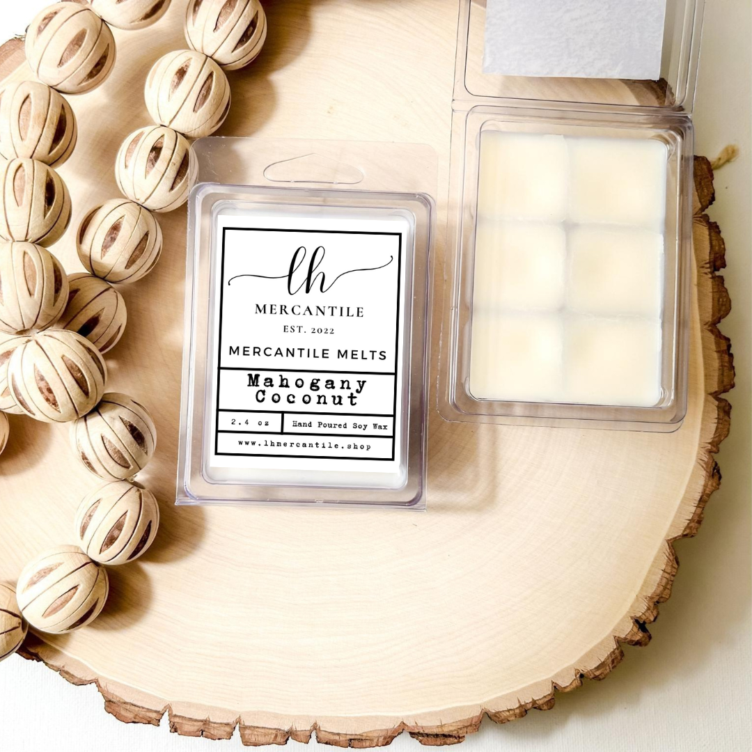 Mahogany Coconut Wax Melt - Mercantile Melt