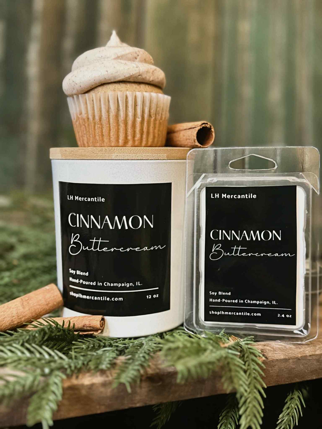 Cinnamon Buttercream Candle