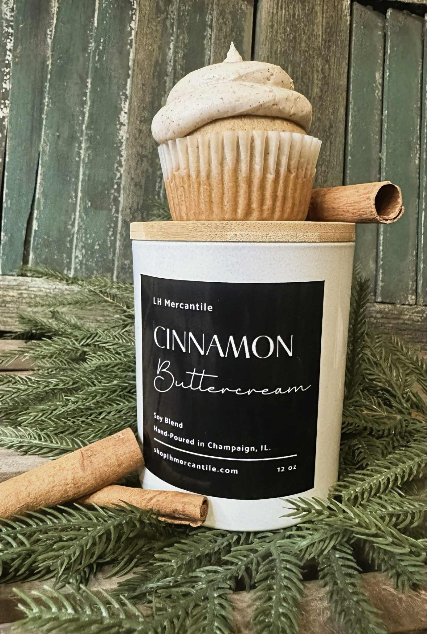 Cinnamon Buttercream Candle