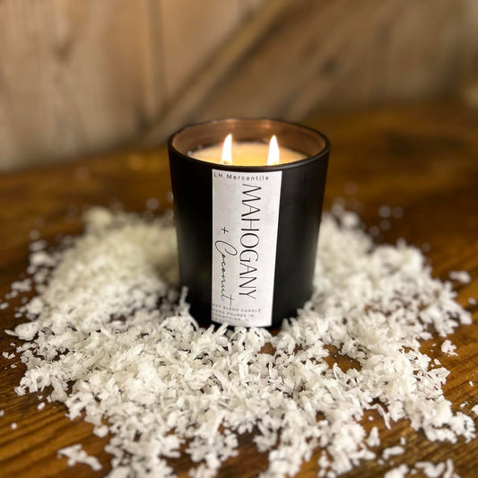 Mahogany + Coconut Soy Blend Candle