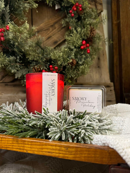 Smoky Mountain Holiday Luxury Candle