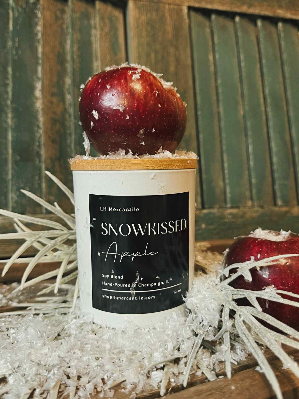 Snowkissed Apple Candle